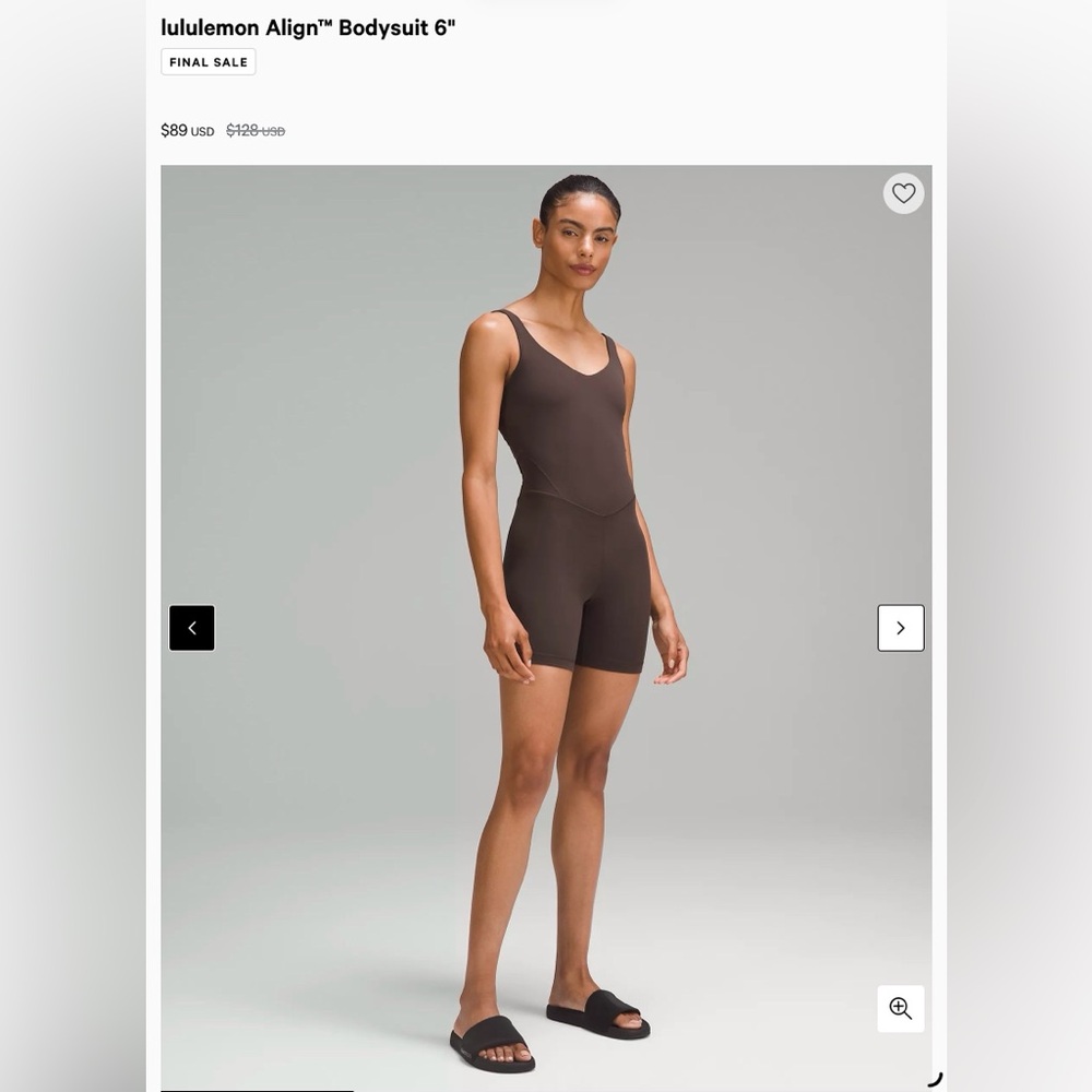 Lululemon Align Bodysuit 6” - Picture 1 of 1